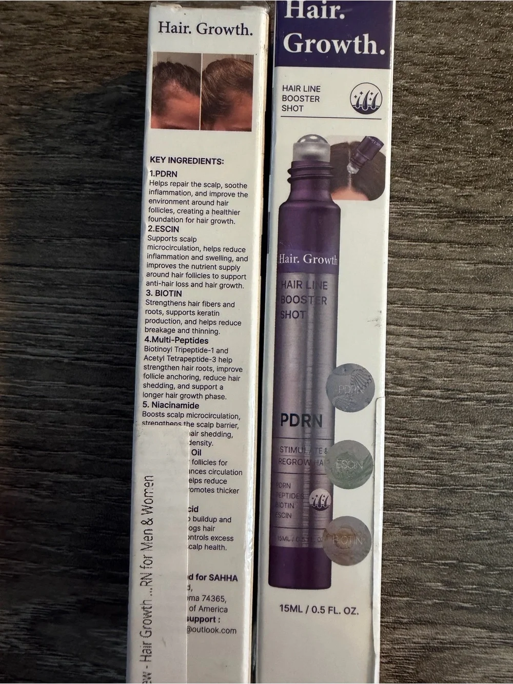 Hair Line Booster Shot -2pack